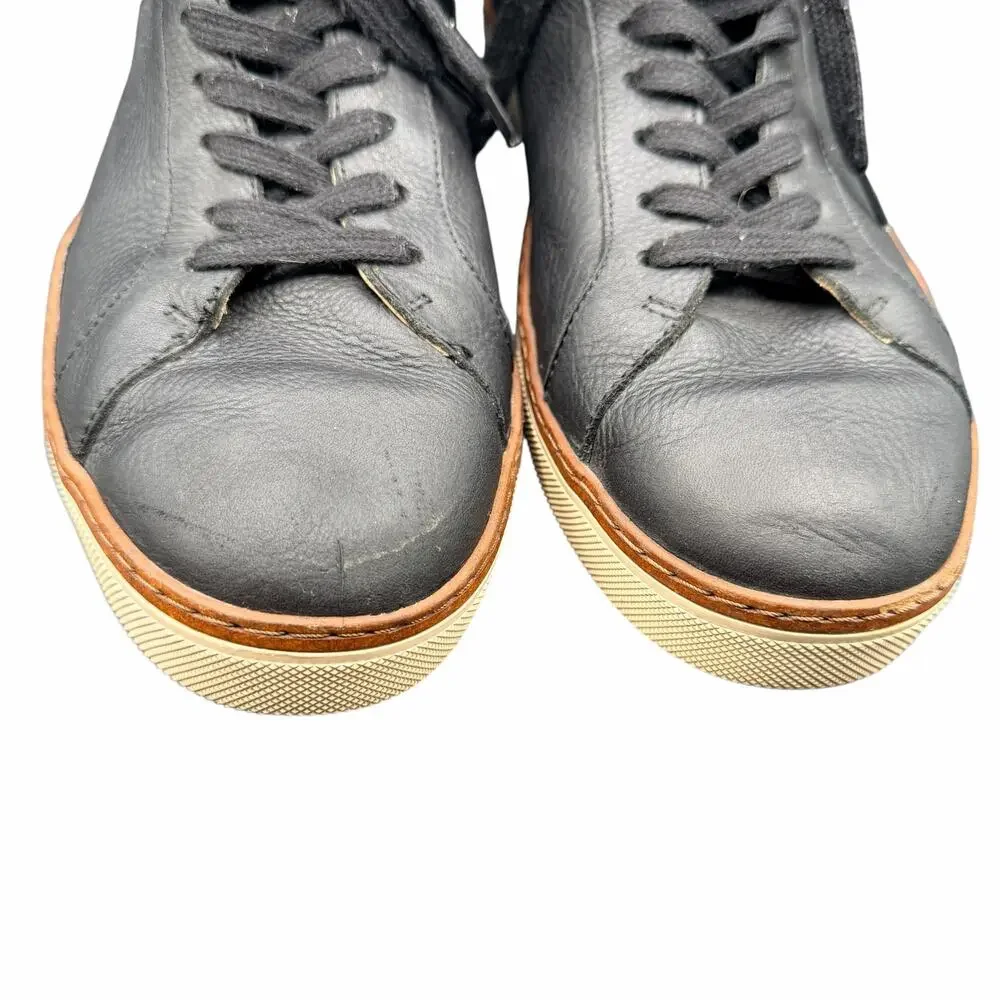 Banana Republic Black Leather High Top Sneakers Men’s 10.5 Casual